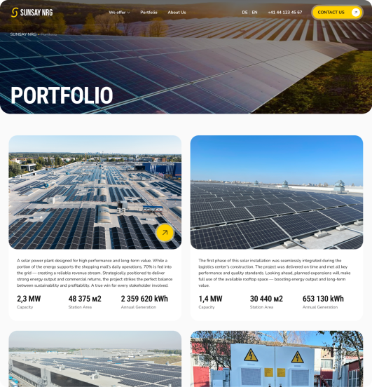 Реализованные проекты